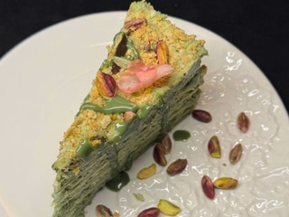 Торт дня: Наполеон з фісташковим кремом