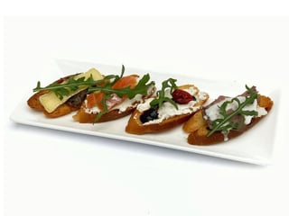 Set of Italian bruschettas