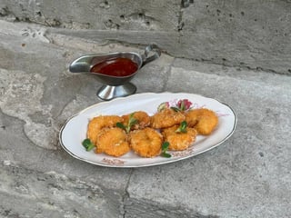 Креветки панко зі соусом світ чілі