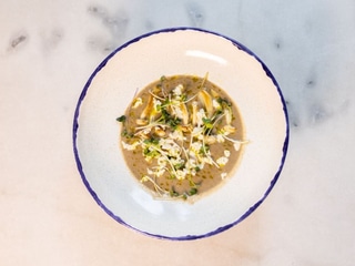 Грибний крем-суп із трюфельним ароматом