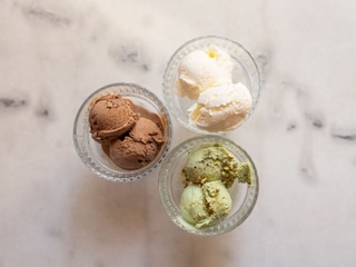 Homemade ice cream