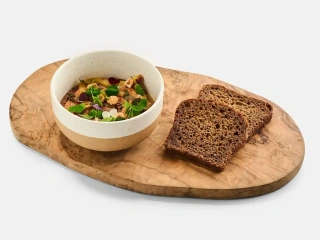 Pate din ficat de pui cu pecan și jeleu de portocale