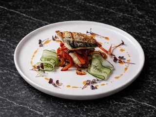 Філе скумбрії з овочами