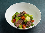 Romaine lettuce with roast beef