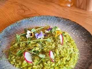 Chřestové risotto