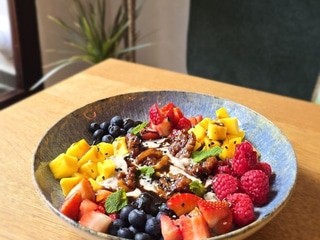 Ovocný rice bowl