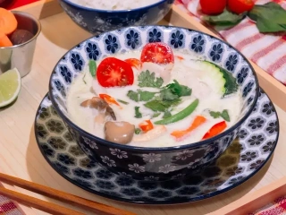 Tom Kha - z krewetkami