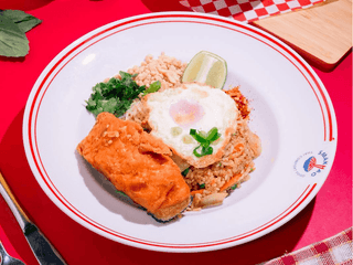 Khao Pad Nam Prik Pao - z kaczką