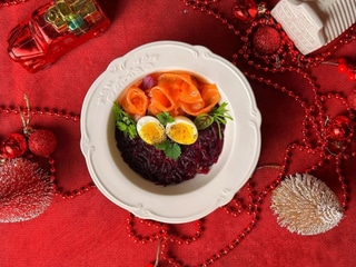 Салат Шуба з лососем