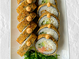 Krewetka/Łosoś tempura