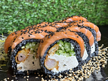 California Black łosoś/tempura