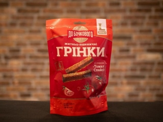 Грінки ТМ "До Бочкового" 120 гр-Томат спайсі