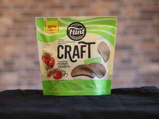 Грінки житньо-пшеничні хвилясті TM Flint Craft Grenki-Грінки житньо-пшеничні хвилясті Craft "Томат спайсі" 80г