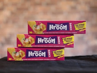 Чипси картопляні пластинки Hroom 50 г-Чипси картопляні пластинки "Холодець з хроном" Hroom 50 г