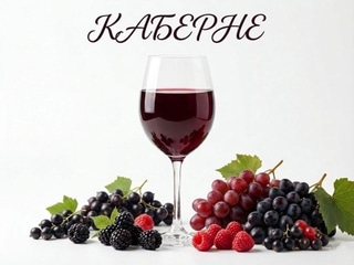 Вино "Каберне" червоне сухе