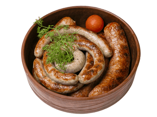 Асорті домашніх ковбасок гриль