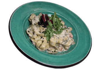 Фетучині з морепродуктами