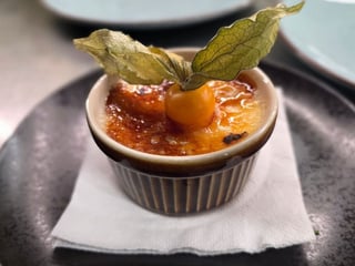 Creme Brulee s čokoládou a Baileys