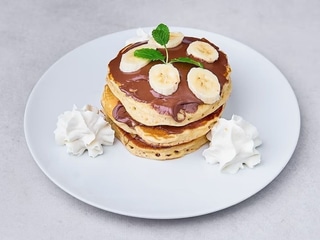 PANCAKES NUTELLA I BANAN