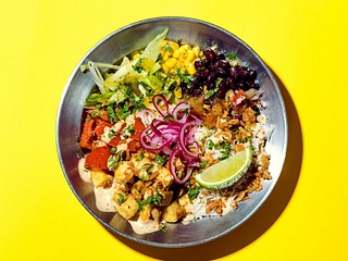 Kraukšķīgā Tofu Rīsu Bļoda