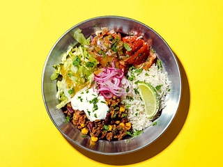 Chilli con Carne Rīsu Bļoda