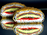 Sushi-burger z tuńczykiem na ostro