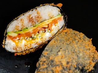 SushiBurger with Salmon