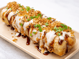 Crispy Shrimp Hot Dog Roll