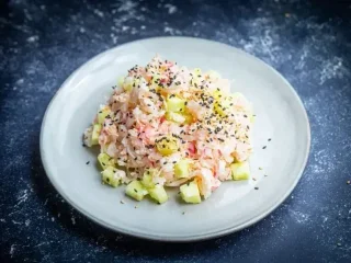 Салат из крабового мяса