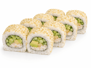 КАЛІФОРНІЯ В КУНЖУТІ З КРЕВЕТКОЮ