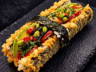 sushi bageta s lososem