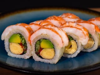 Uramaki z krewetką