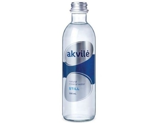 Akvilė negazuotas mineralinis vanduo 0,33l