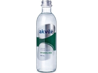 Akvilė gazuotas mineralinis vanduo 0,33l
