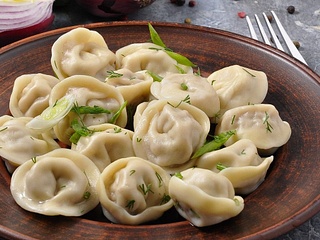 Dumplings with chicken