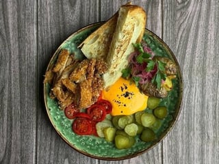 Обід з хрумкою куркою