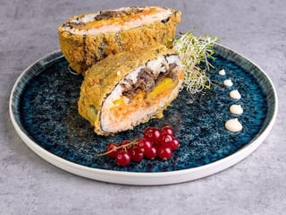 Sushi Burger z marynowaną wołowiną 🌶️