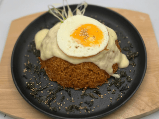 Kimchi Cheese Bokkeum Tofu