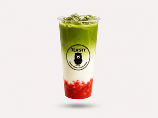 Strawberry Matcha latte