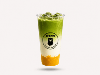 Mango Matcha latte