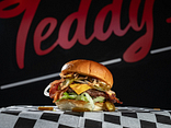 SPICY BACON VEGAN BURGER