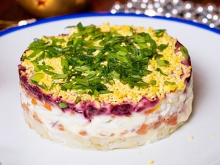 Шуба з лососем