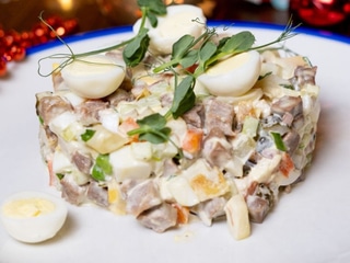 Олів'є з ростбіфом