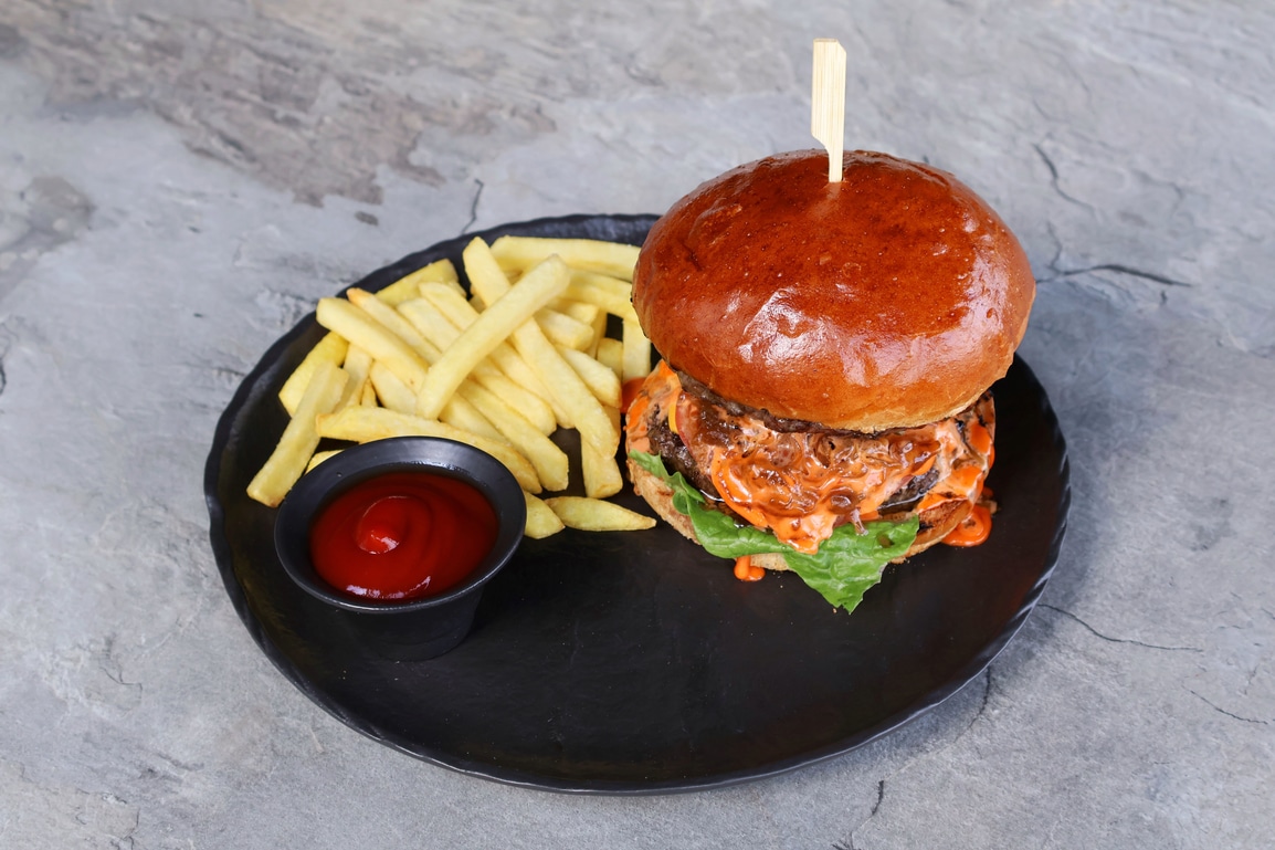 Double NYC burger