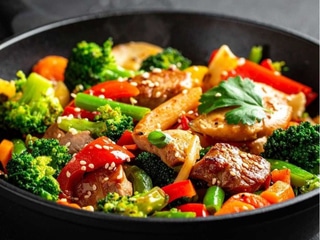 41. Smažená směs zeleniny