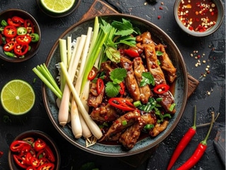 43. Citronovou trávou a chilli