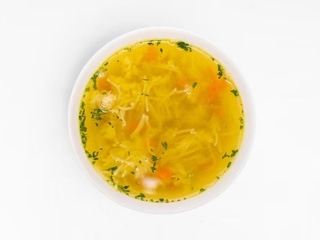 IndickĂĄ slepaÄia polievka s mliekom / Chicken soup