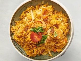 Jhinga biryani