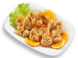 7. Praetud wontonid seelihaga