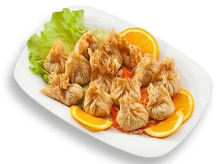 8. Praetud wontonid kanaga